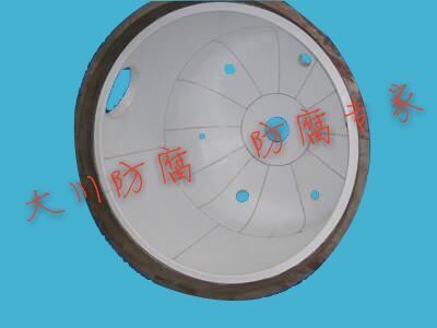 PTFE storage tank/reaction kettle/negative pressure resistant lining tower section